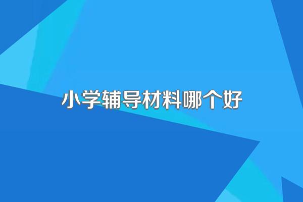 小学辅导材料哪个好