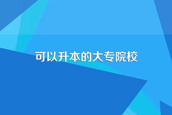 湖南的哪些大专可以升为本科呢?